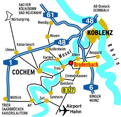 Pension "Haus Am Walde" Brodenbach, Mosel Екстер'єр фото